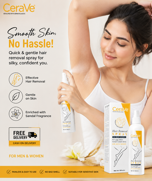 CeraVe Smooth Skin Hair Removal Spray – 150ml