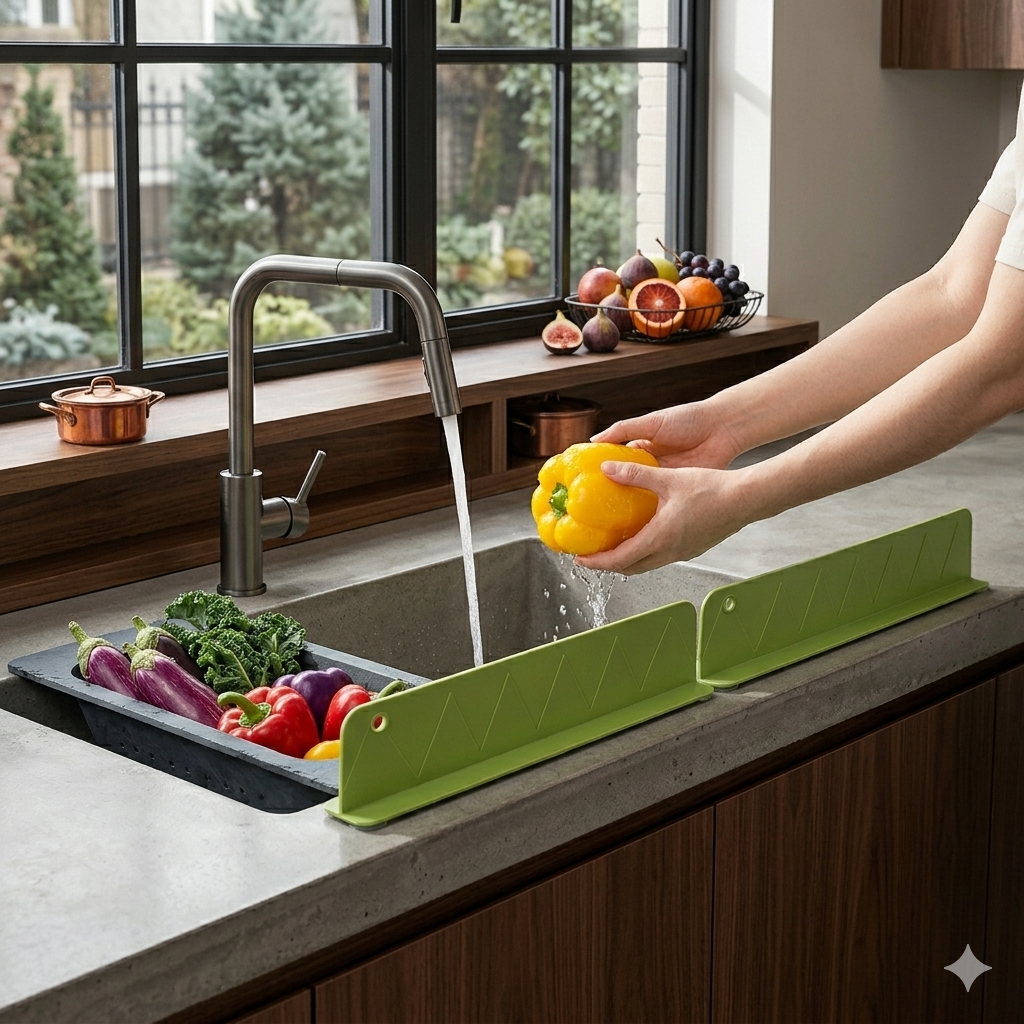 ๐ฆ Kitchen Water Stopper Splash Guard ๐ฐโจ
