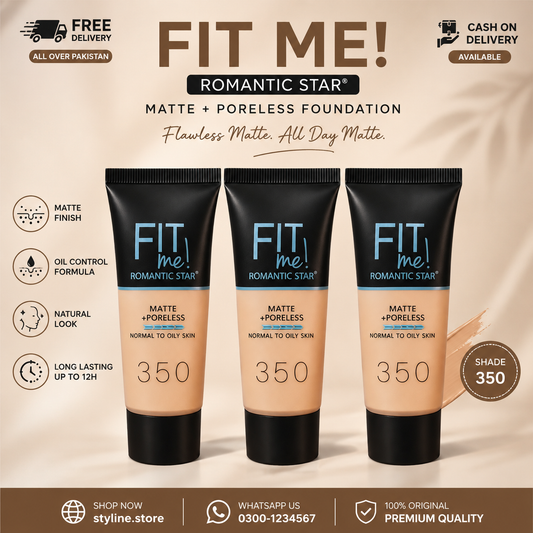 Fit Me! Matte + Poreless Foundation – Shade 350