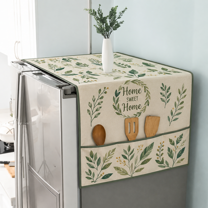 EVA Printed Fridge Cover Feather Design 130×55cm