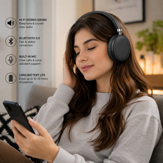 P9 Over-Ear Bluetooth Headphones