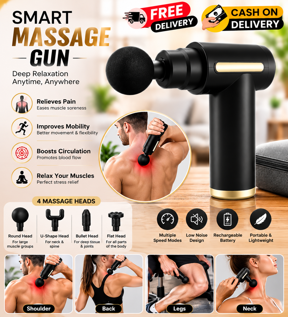 Portable Muscle Massage Gun