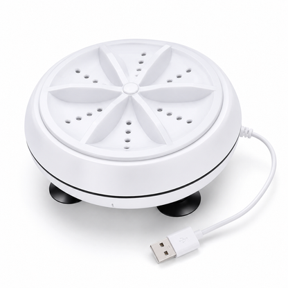 Portable Mini Washing Machine with Smart Auto-Reverse Function | USB Powered Mini Washer