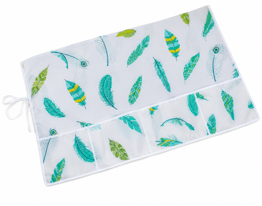 EVA Printed Fridge Cover Feather Design 130×55cm