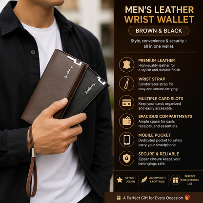 ✨Premium RFID Leather Wallet for Men ✨