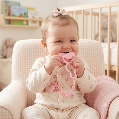 👶 SmartBaby Pacifier Clip Chain – Baby Soother Holder