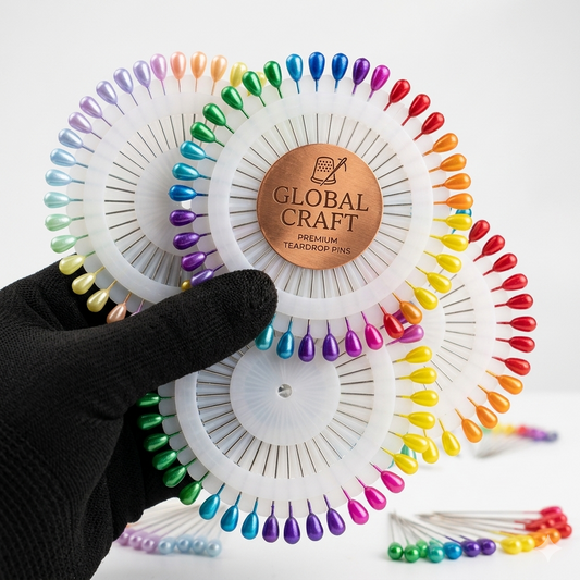 🌸 40 Pcs Multicolor Pearl Hijab Pins – Elegant & Secure Scarf Pins for Women 🌸