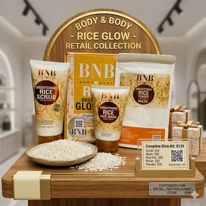 Rice Glow Kit 3 in 1 – Brightening Face Wash, Scrub & Face Mask for Radiant Skin ✨🌾