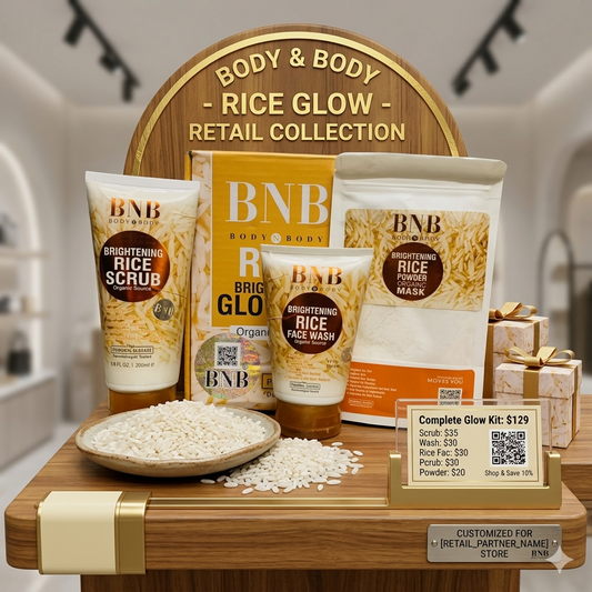 Rice Glow Kit 3 in 1 – Brightening Face Wash, Scrub & Face Mask for Radiant Skin ✨🌾