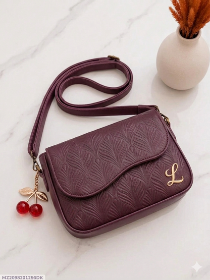 👜 Girls' PU Leather Plain Shoulder Bag