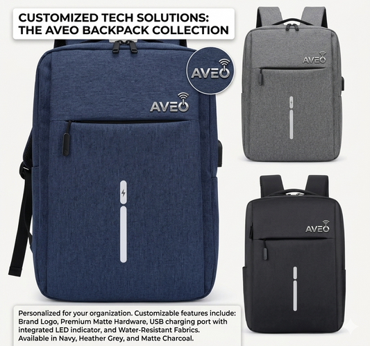🎒 Stylish Lightweight Laptop Backpack – Blue, Gray & Black